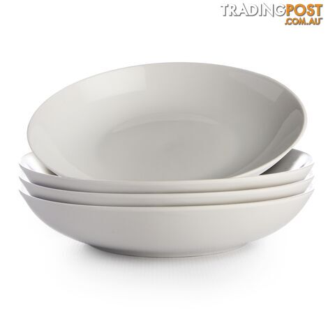 Porcelain Pasta Bowls - Set of 4 | M&W - Maison & White - 5055884527018 - OGM-418669