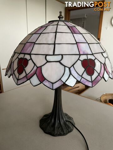 Leadlight Table Lamp, Handcrafted