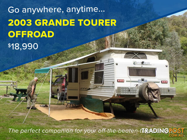 2003 Canterbury Grande Tourer Offroad Ready Caravan: Conquer Any Terrain in Comfort