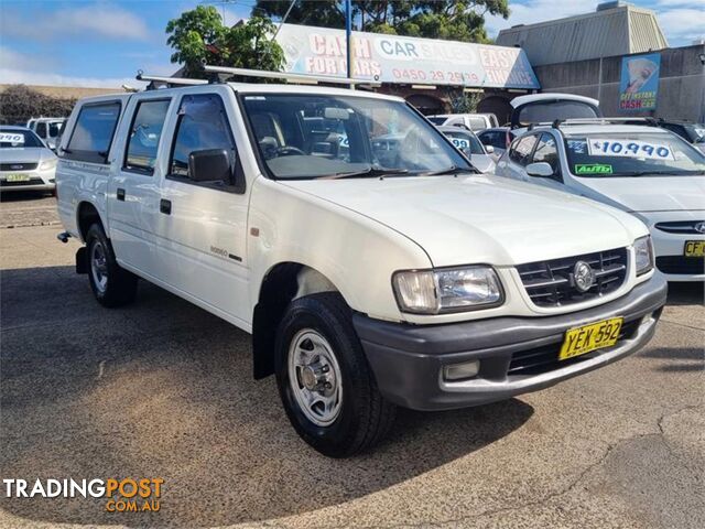 2002 HOLDEN RODEO LX TFR9MY02 CREW CAB P/UP