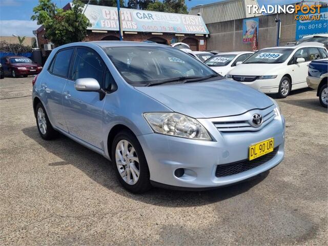 2010 TOYOTA COROLLA ASCENT ZRE152RMY10 5D HATCHBACK