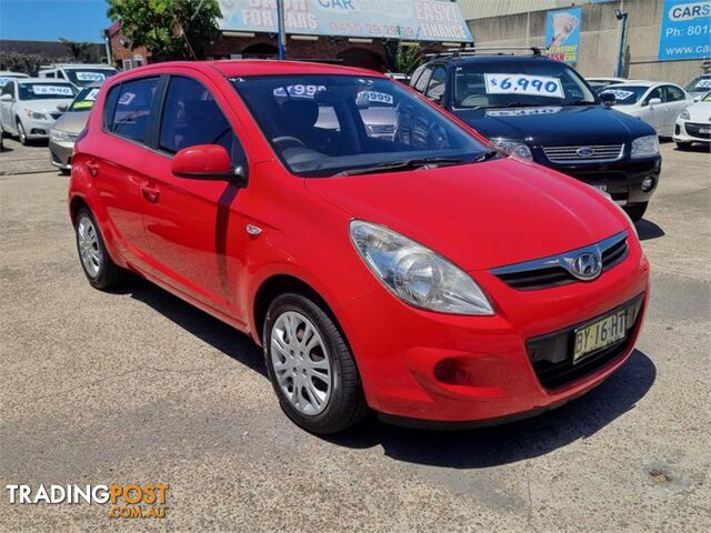 2012 HYUNDAI I20 ACTIVE PBMY12 5D HATCHBACK