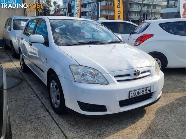 2005 TOYOTA COROLLA ASCENTSECA ZZE122R 5D HATCHBACK