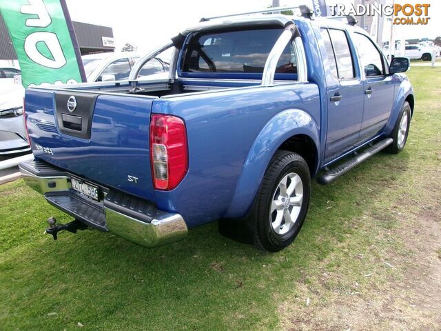 2013 NISSAN NAVARA ST D40 SERIES 6 DUAL CAB UTILITY