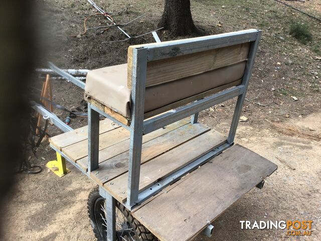 Pony cart/sulky with all new harness