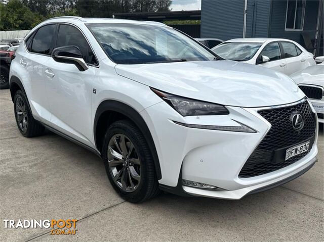 2016 LEXUS NX NX200TFSPORT AGZ15R WAGON