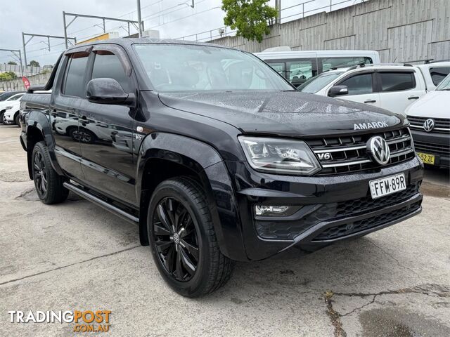 2019 VOLKSWAGEN AMAROK TDI580HIGHLINEBLACK 2HMY20 UTILITY