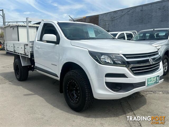 2018 HOLDEN COLORADO LS RGMY18 CAB CHASSIS