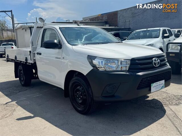 2017 TOYOTA HILUX WORKMATE TGN121R CAB CHASSIS