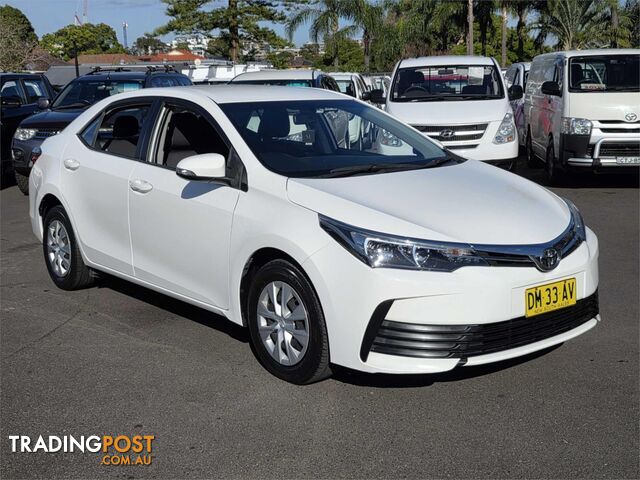 2018 TOYOTA COROLLA ASCENT ZRE172R SEDAN