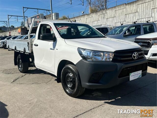 2018 TOYOTA HILUX WORKMATE TGN121R CAB CHASSIS