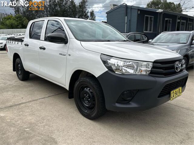 2018 TOYOTA HILUX WORKMATE TGN121R UTILITY