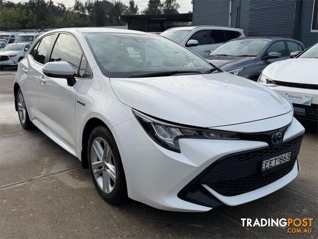 2019 TOYOTA COROLLA ASCENTSPORTHYBRID ZWE211R HATCHBACK
