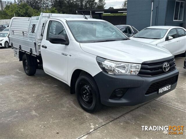 2018 TOYOTA HILUX WORKMATE TGN121R CAB CHASSIS