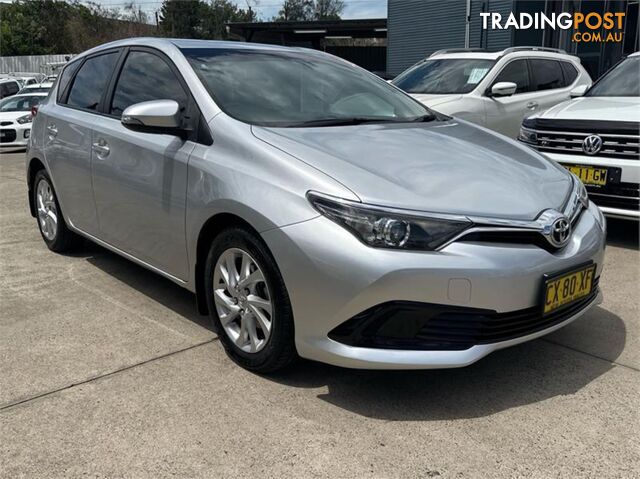 2017 TOYOTA COROLLA ASCENT ZRE182R HATCHBACK