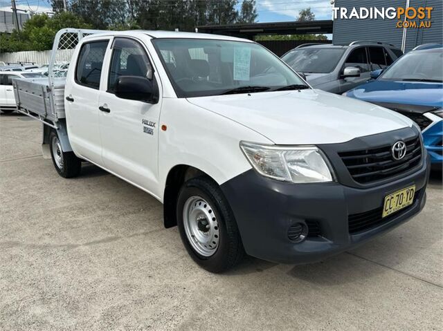 2015 TOYOTA HILUX WORKMATE TGN121R UTILITY