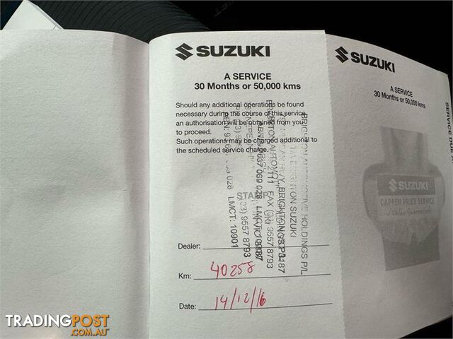 2013 Suzuki Swift GLX FZ Hatchback