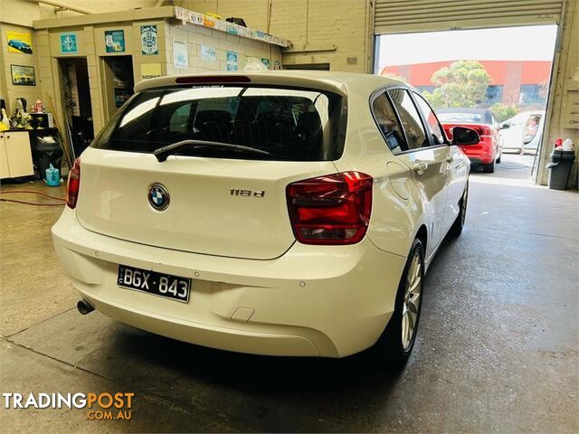 2013 BMW 1 Series 118d F20 MY0713 Hatchback