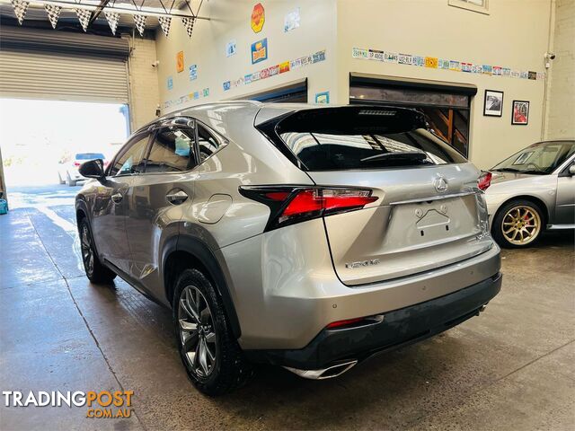 2015 Lexus NX NX200t F Sport AGZ15R Wagon