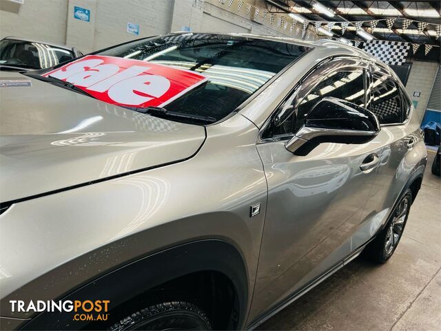 2015 Lexus NX NX200t F Sport AGZ15R Wagon