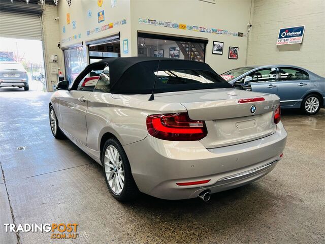 2015 BMW 2 Series 220i Luxury Line F23 Convertible