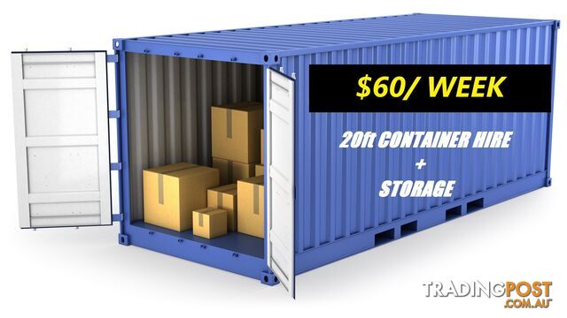 DO YOU NEED STORAGE SPACE? 20FT A GRADE SHIPPING CONTAINER SPACE AVAILABLE