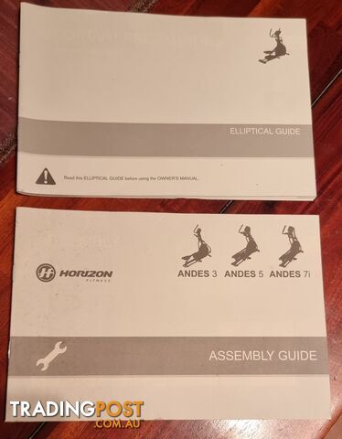 Elyptical trainer, Horizon Andes 3