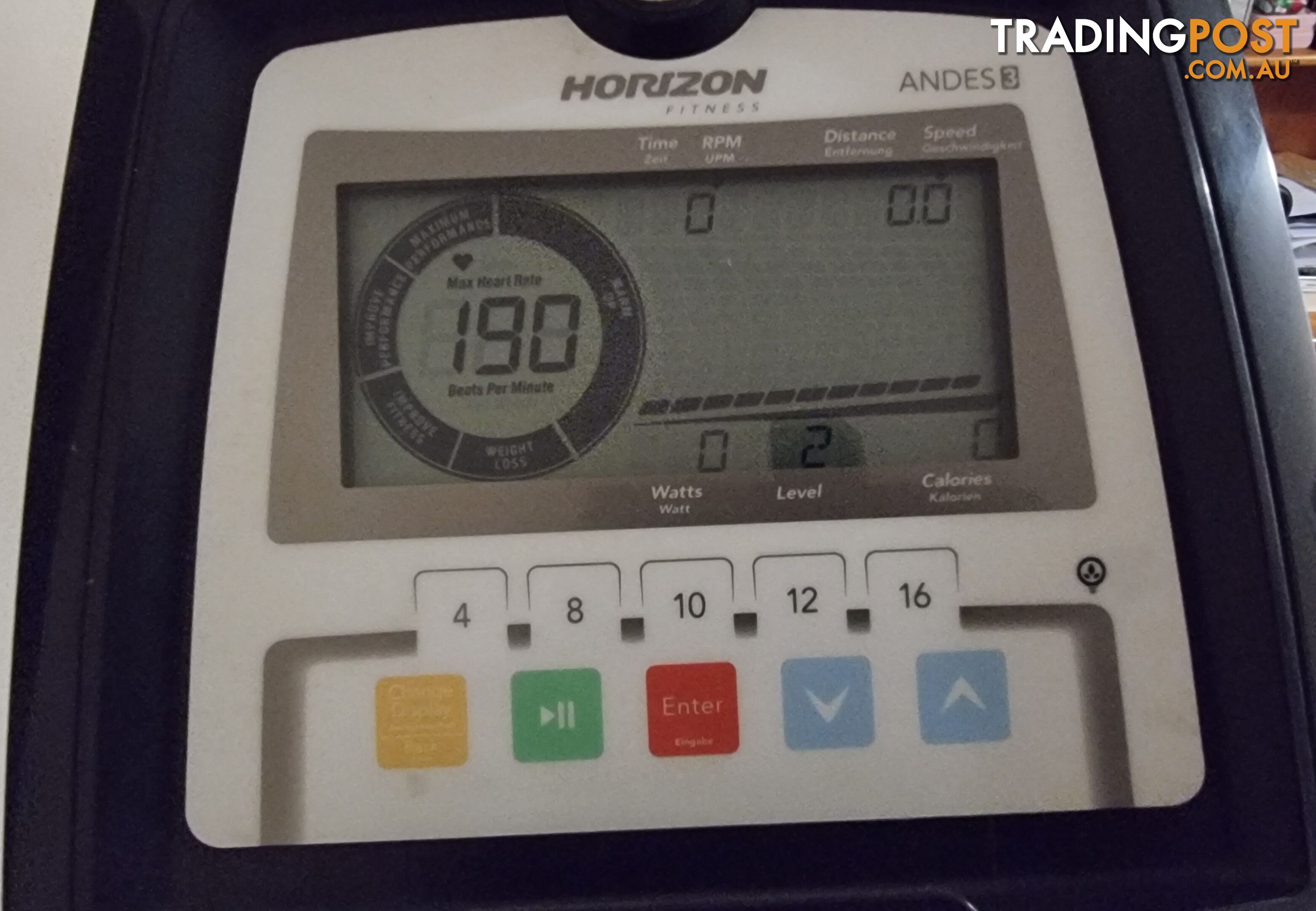 Elyptical trainer, Horizon Andes 3