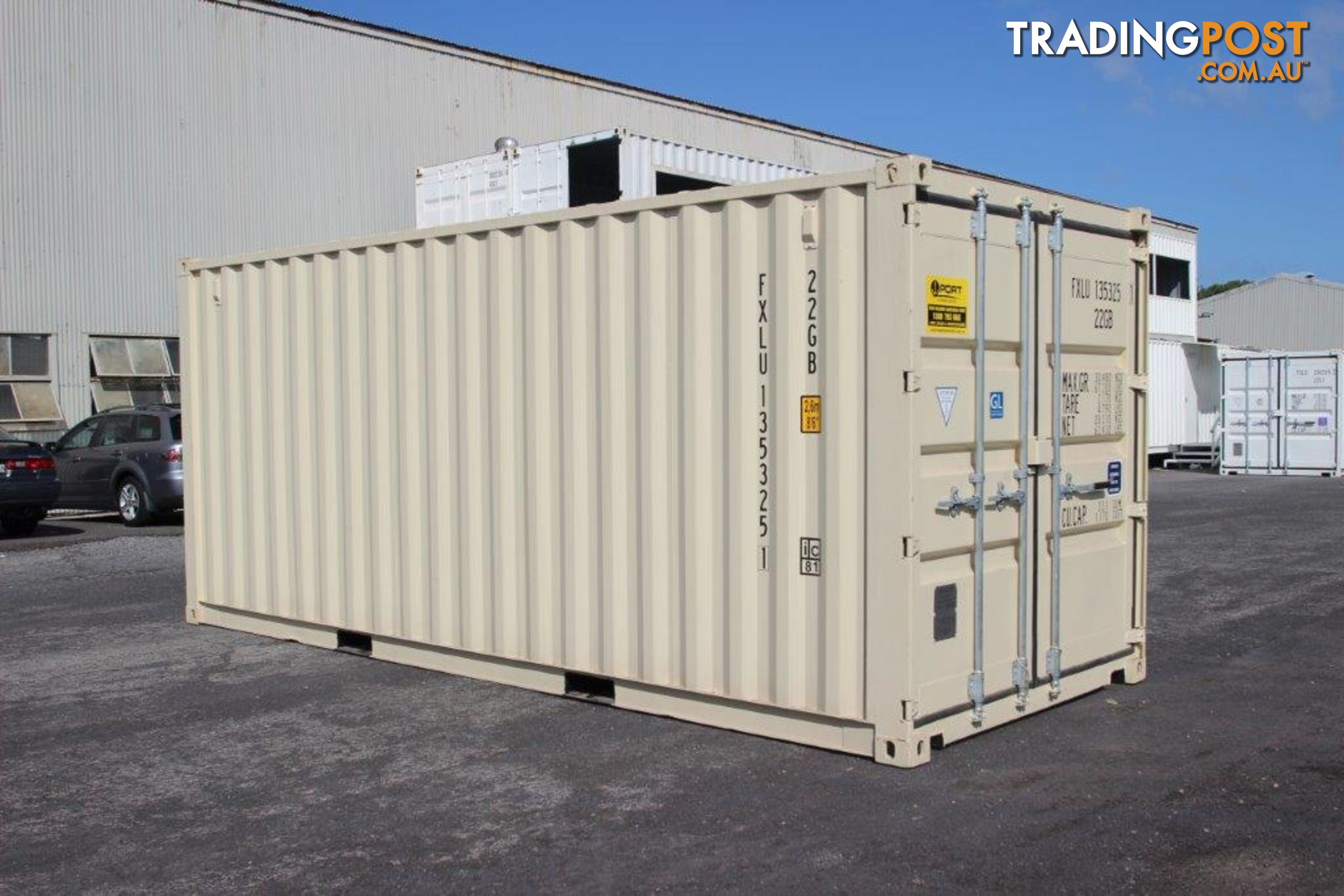 New 20ft Shipping Containers Bathurst - From $6450 + GST