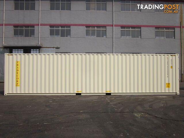 New 40ft High Cube Shipping Containers Ipswich - From $7900 + GST