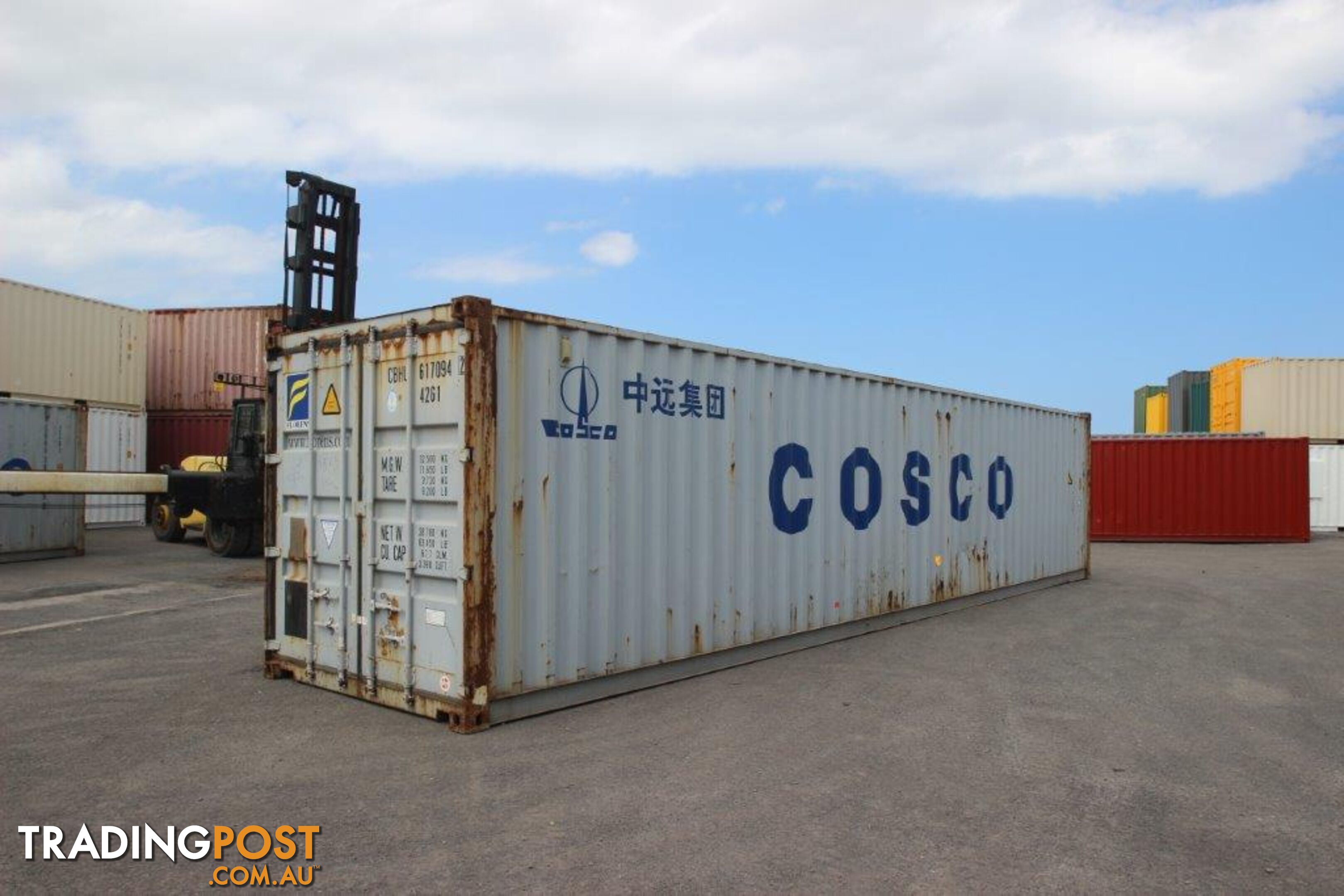 Used 40ft Shipping Containers Clifton - From $3150 + GST