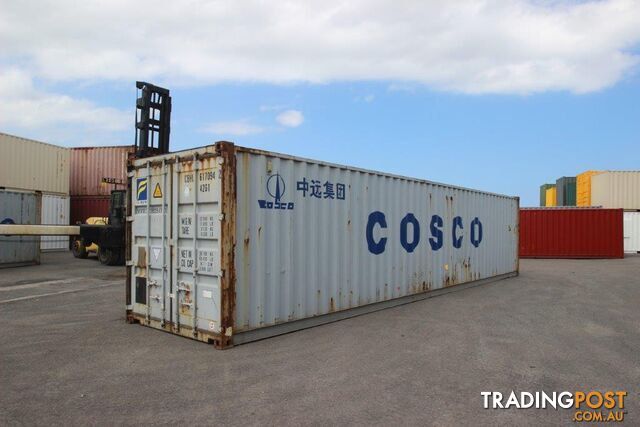 Used 40ft Shipping Containers Clifton - From $3150 + GST