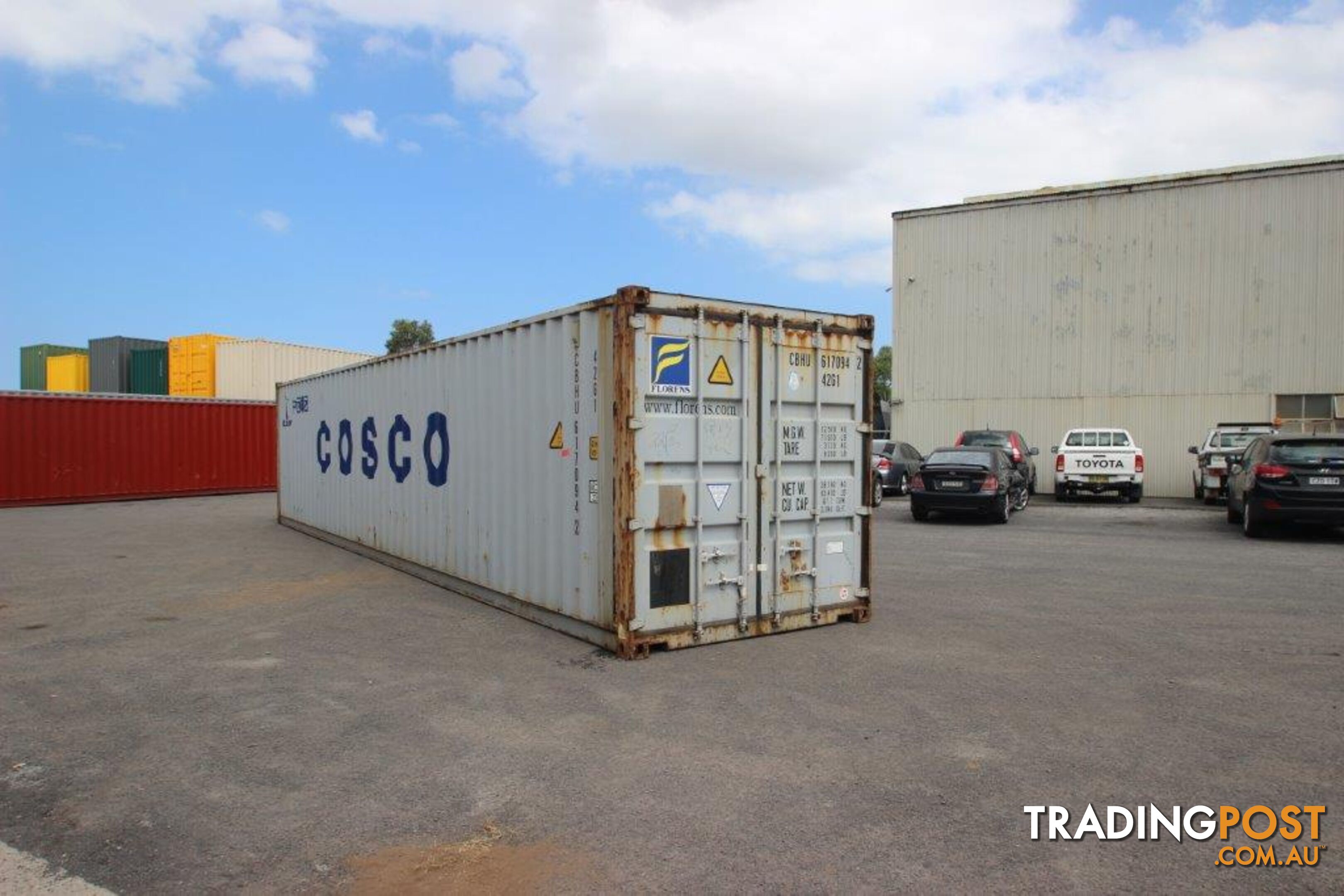 Used 40ft Shipping Containers Clifton - From $3150 + GST