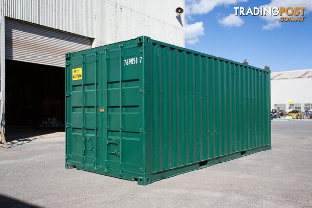 Refurbished Painted 20ft Shipping Containers Werribee - From $3850 + GST