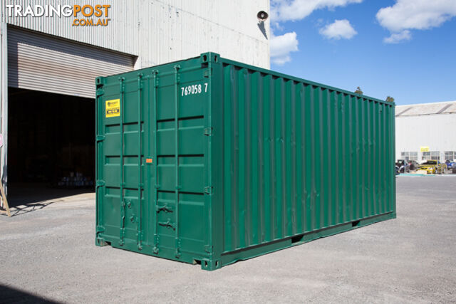 Refurbished Painted 20ft Shipping Containers Ipswich - From $3900 + GST