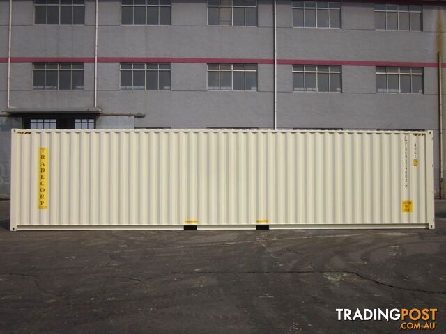 New 40ft High Cube Shipping Containers Leongatha - From $7100 + GST