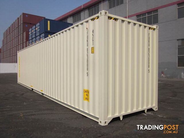 New 40ft High Cube Shipping Containers Leongatha - From $7100 + GST