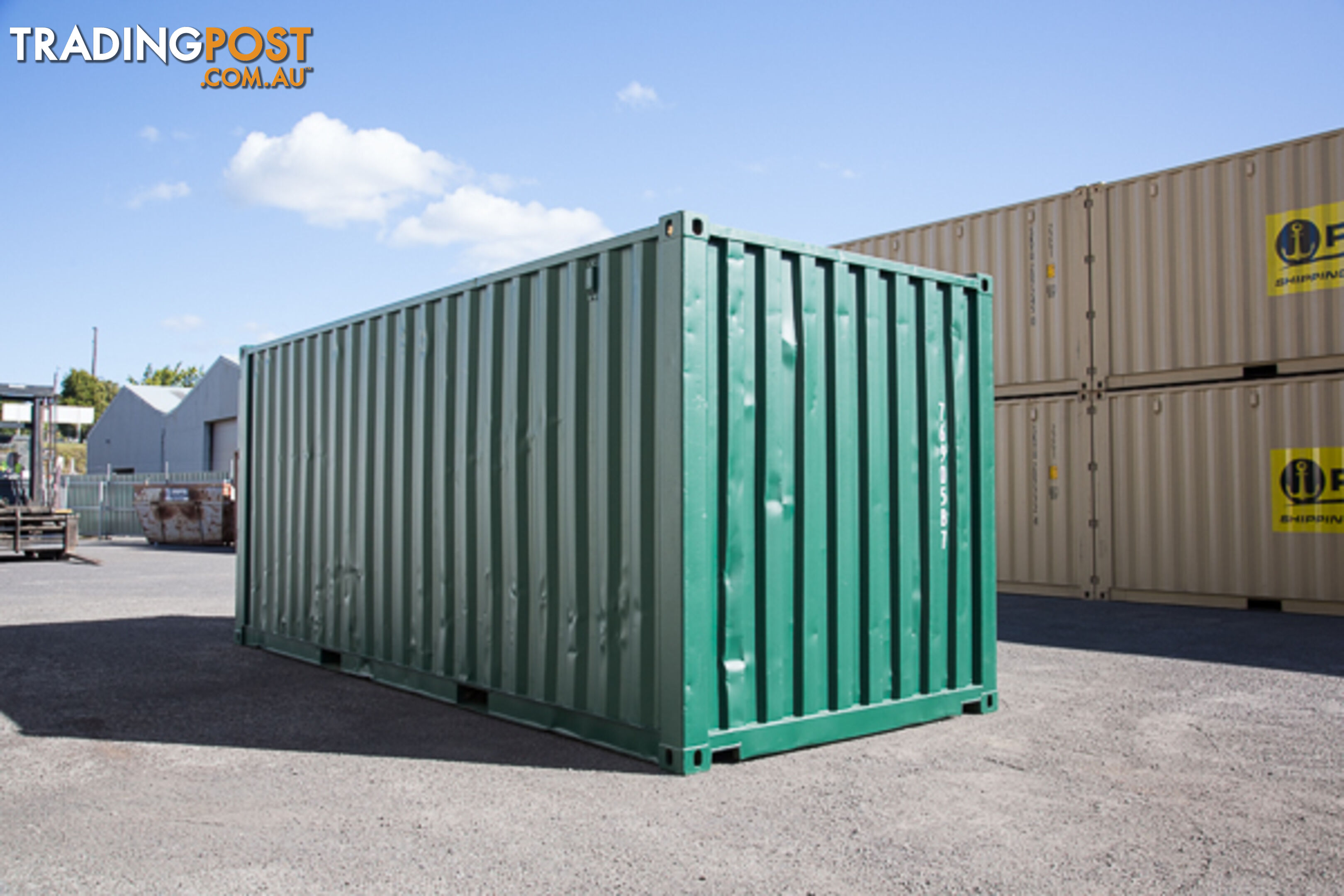 Refurbished Painted 20ft Shipping Containers Seaham - From $4350 + GST