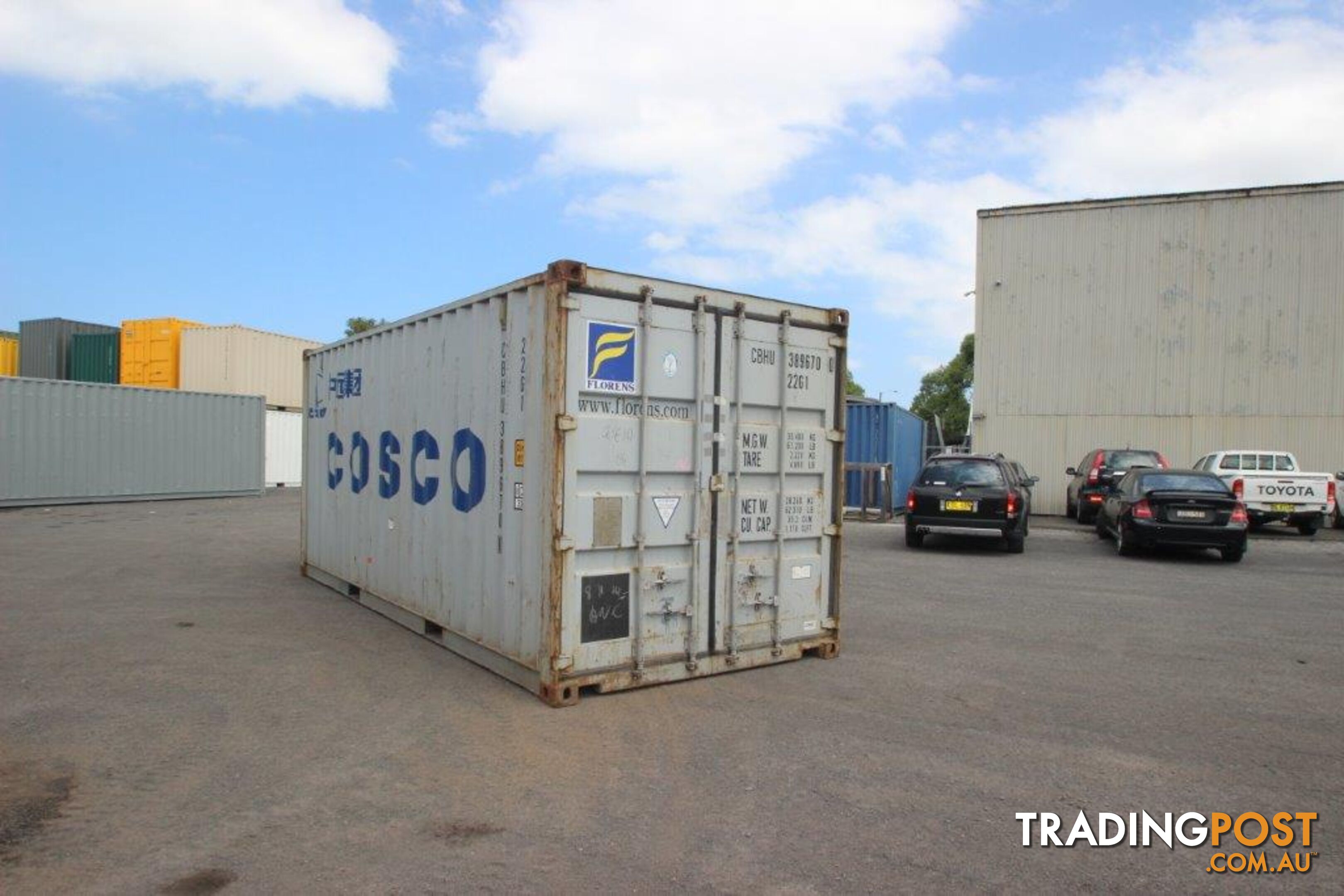 Used 20ft Shipping Containers Morwell - From $2850 + GST