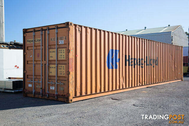 Used 40ft Shipping Containers Orange - From $3190 + GST