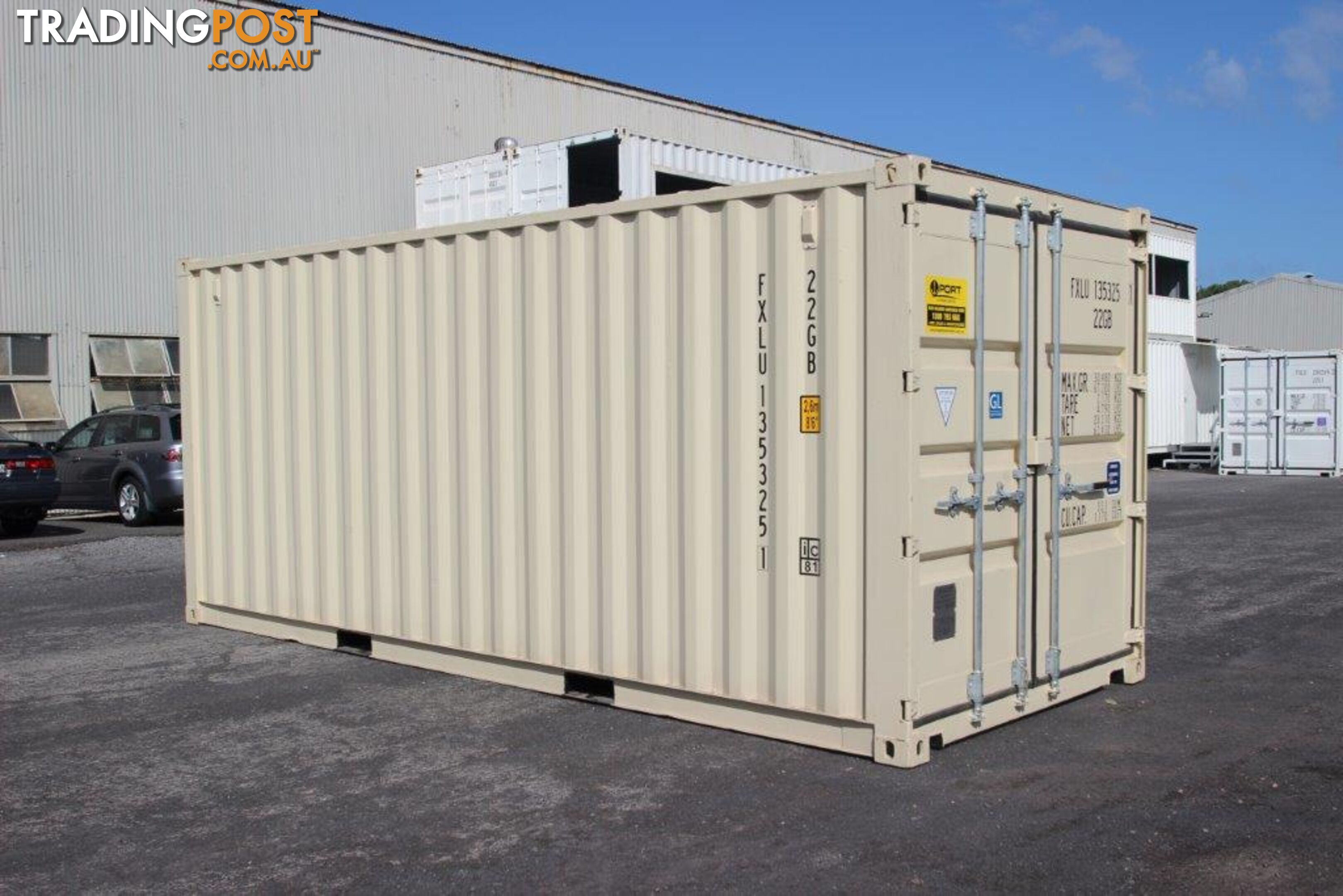 New 20ft Shipping Containers Richmond - From $6450 + GST