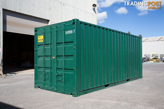 Refurbished Painted 20ft Shipping Containers Gawler - From $4500 + GST