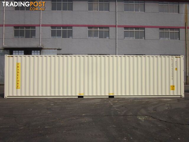 New 40ft High Cube Shipping Containers Healesville - From $7100 + GST