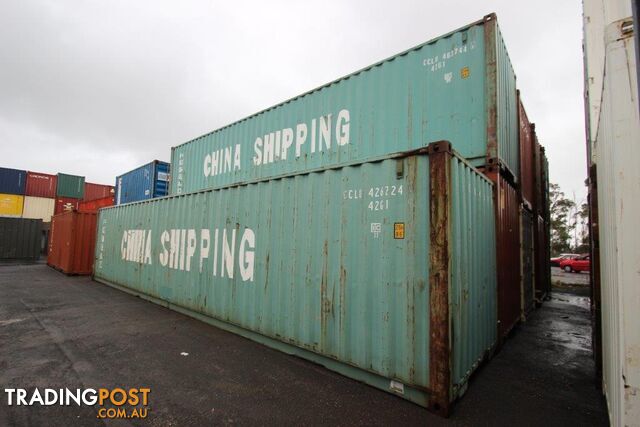 Used 40ft Shipping Containers Bega - From $3190 + GST