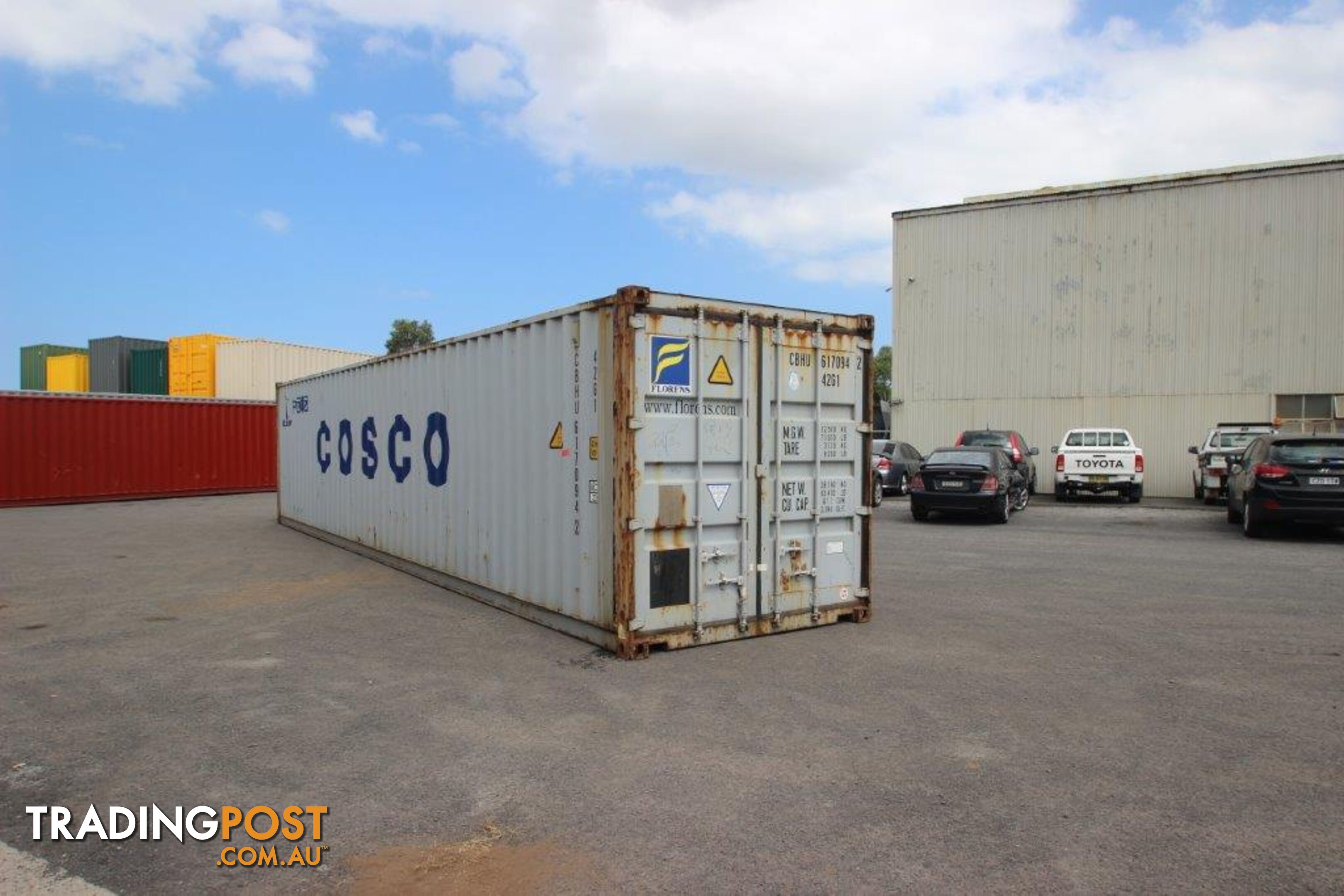 Used 40ft Shipping Containers Bega - From $3190 + GST