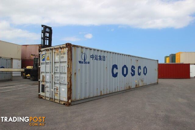 Used 40ft Shipping Containers Geelong - From $3100 + GST