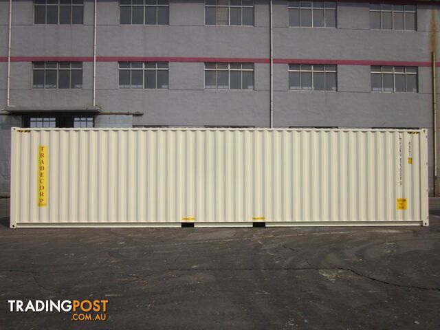 New 40ft High Cube Shipping Containers Bowra - From $7150 + GST