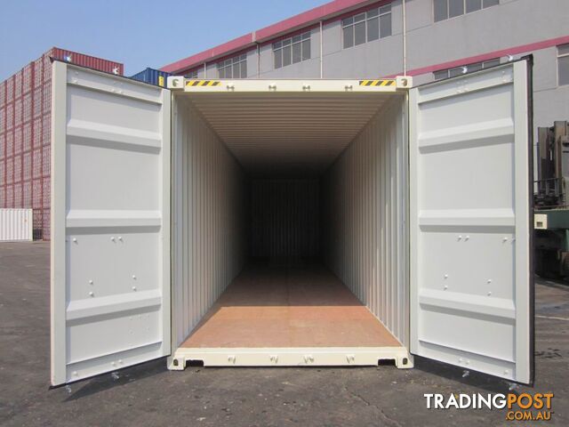 New 40ft High Cube Shipping Containers Seaham - From $7950 + GST