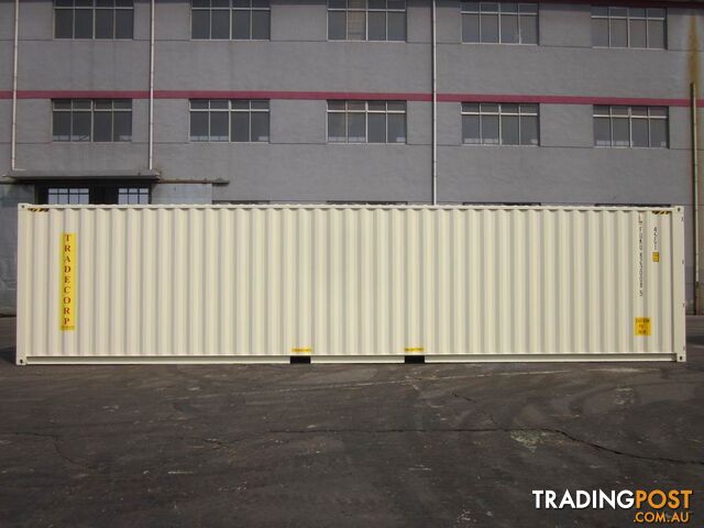 New 40ft High Cube Shipping Containers Gympie - From $7900 + GST