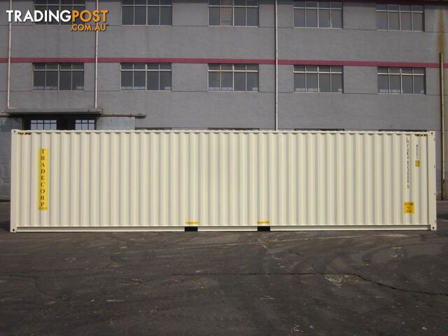 New 40ft High Cube Shipping Containers Beaudesert - From $7900 + GST